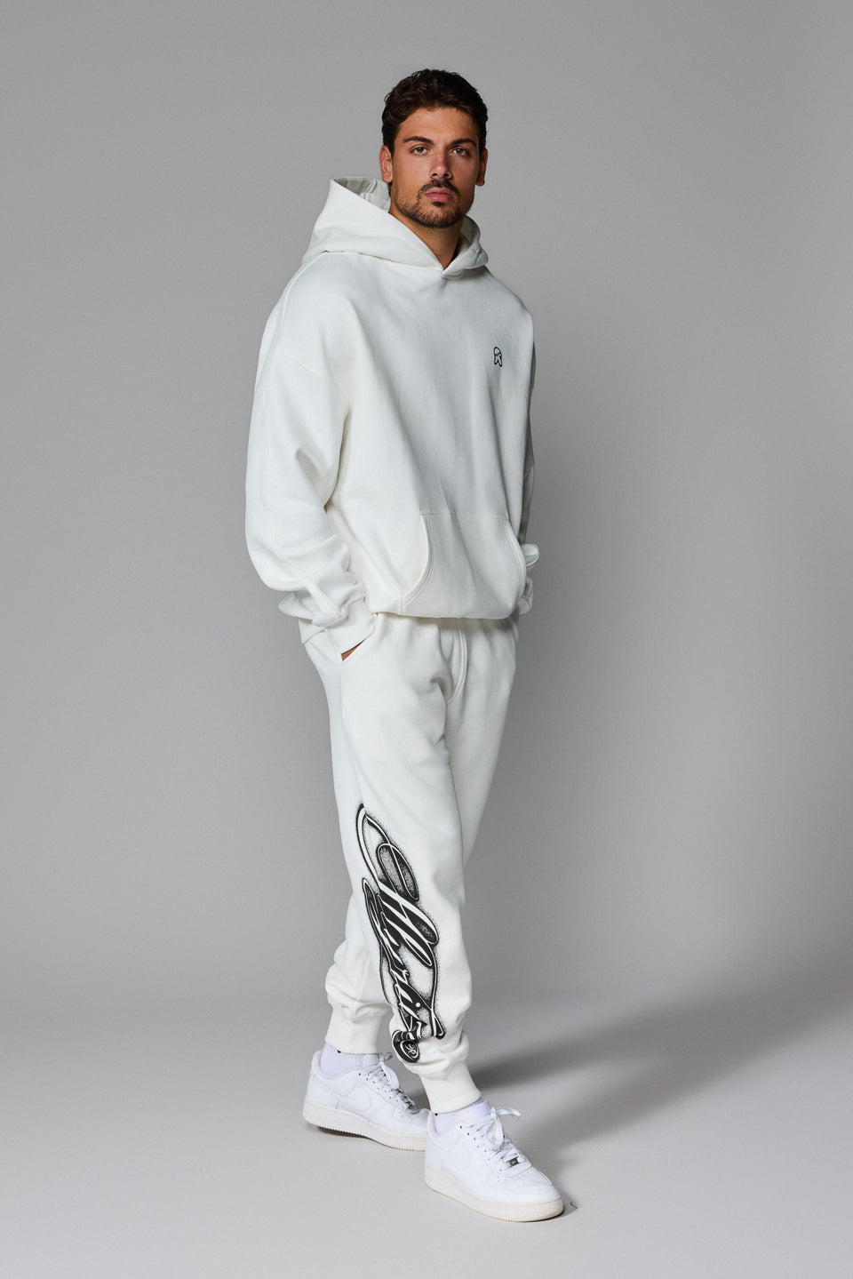 Illyrian Ink Hoodie - White