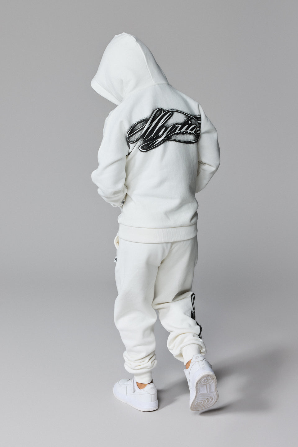 Kids' Illyrian Ink Joggers - White