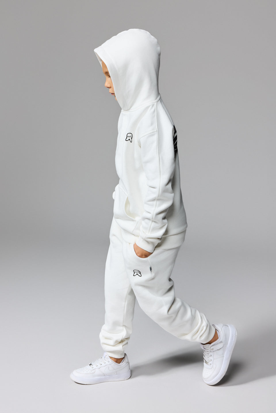 Kids’ Illyrian Ink Hoodie - White