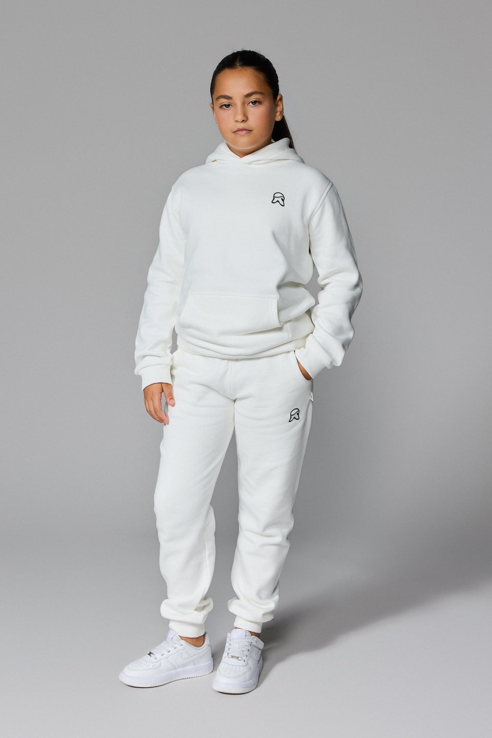 Kids’ Illyrian Ink Hoodie - White