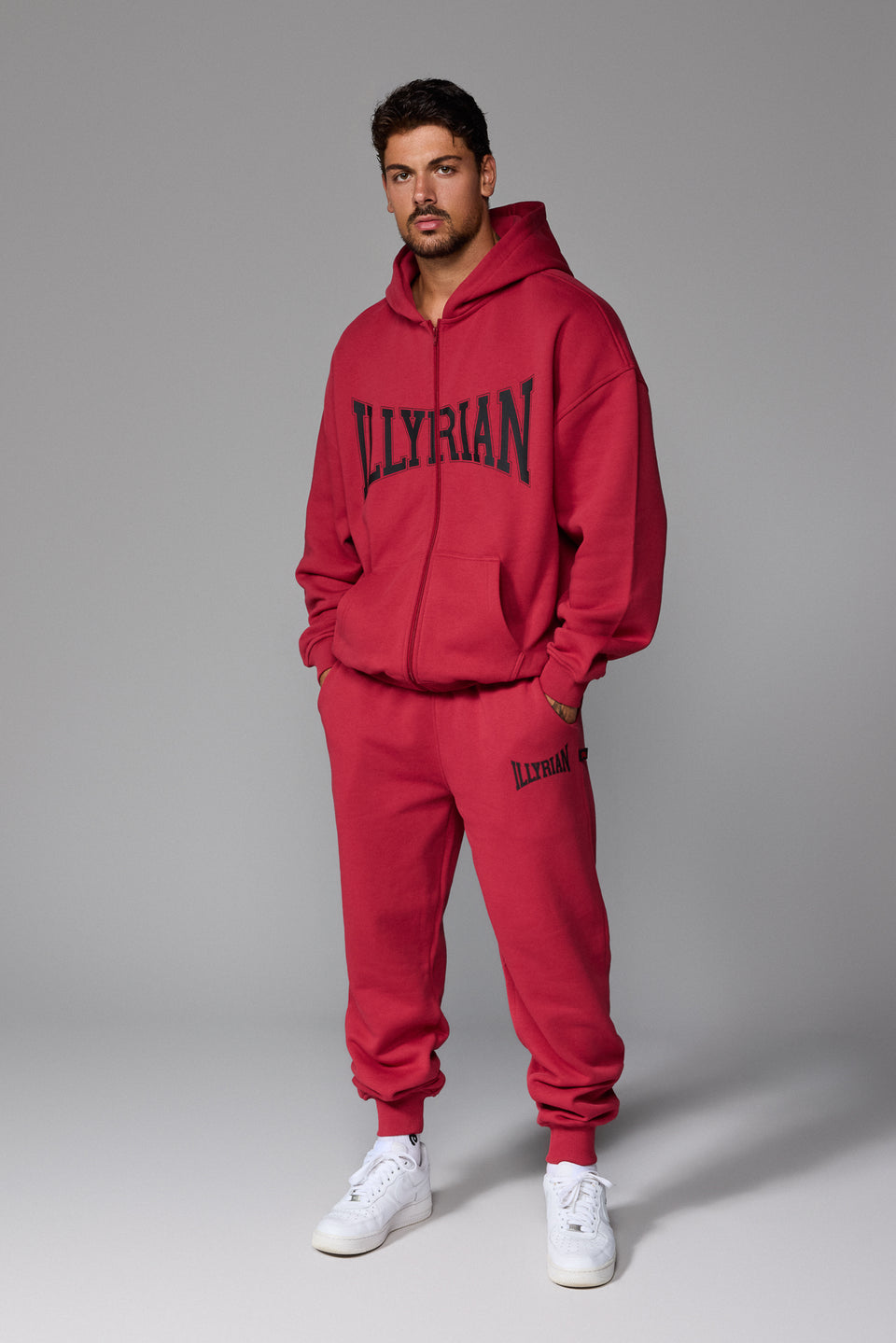 Illyrian AW26 Joggers - Red
