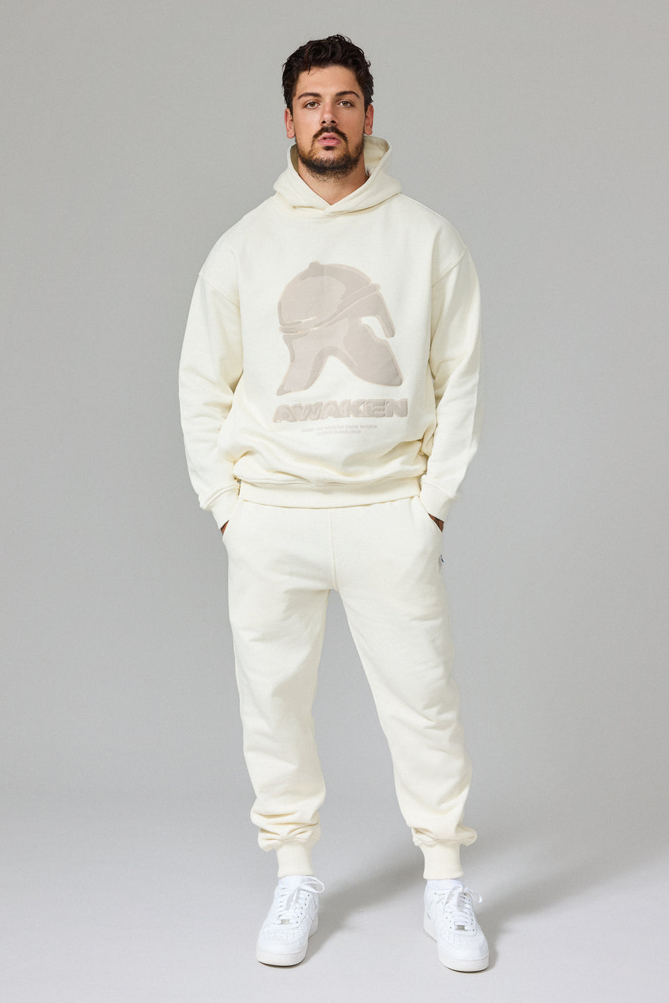 3D Helmet Hoodie - Off-White