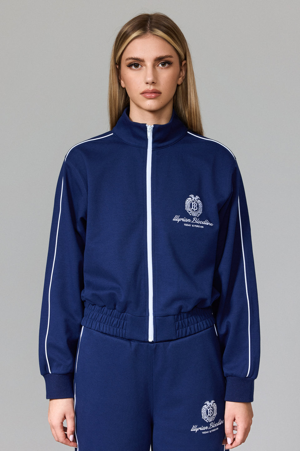 Women's Navy Blue Tracksuit Jacket