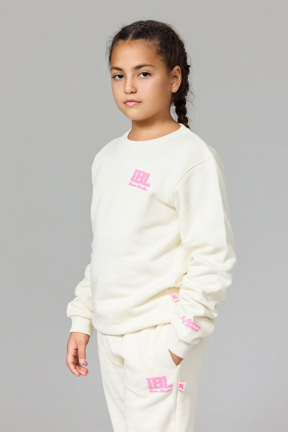 Kids IBL Sweater - White