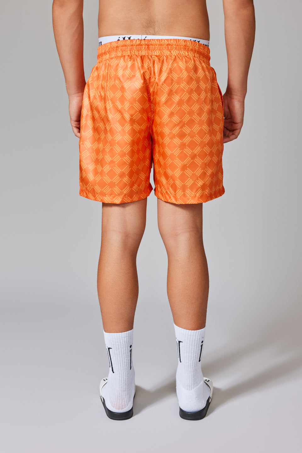 IBL Jacquard Swim Shorts - Orange