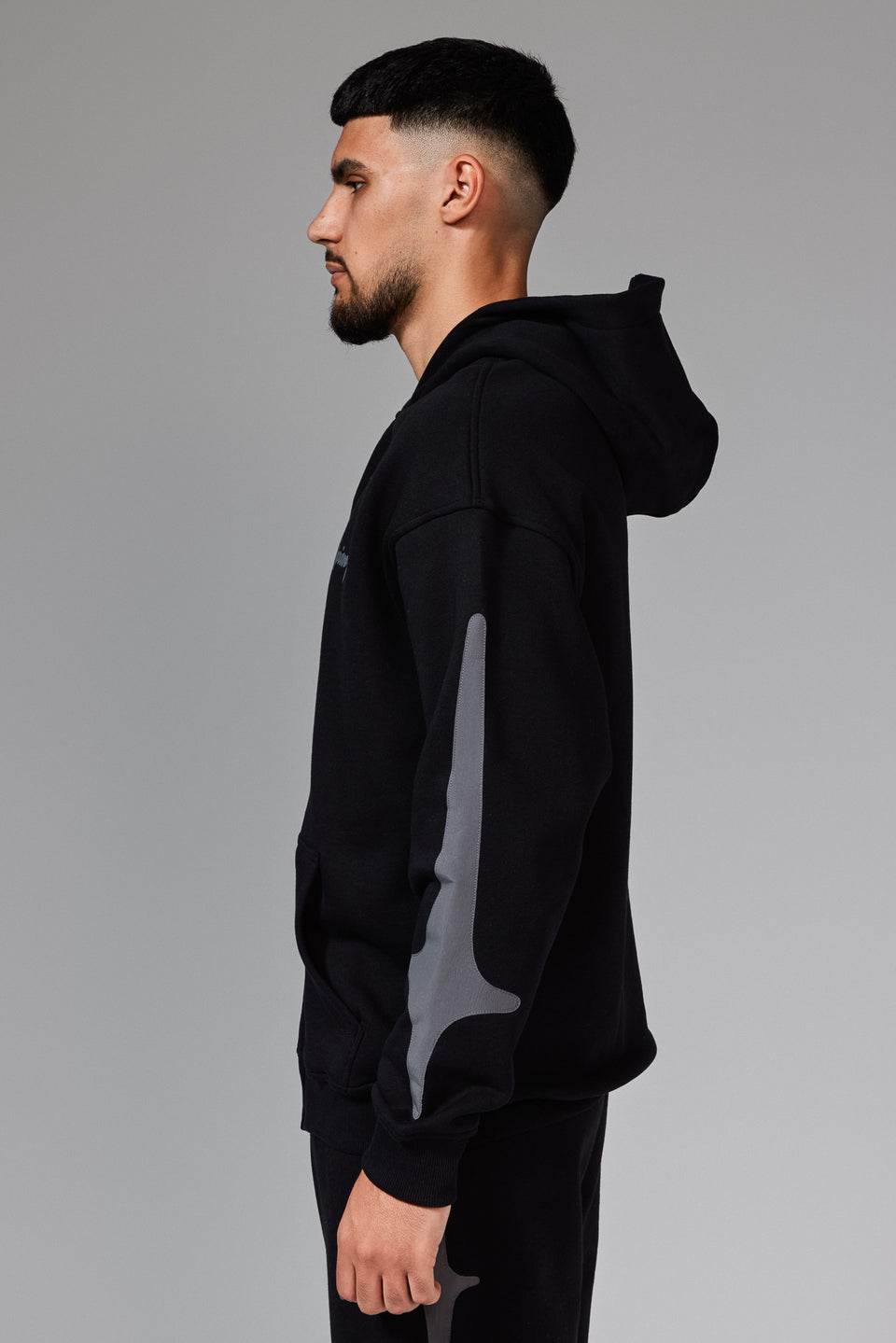 Illyrian Star Zipped Hoodie - Black