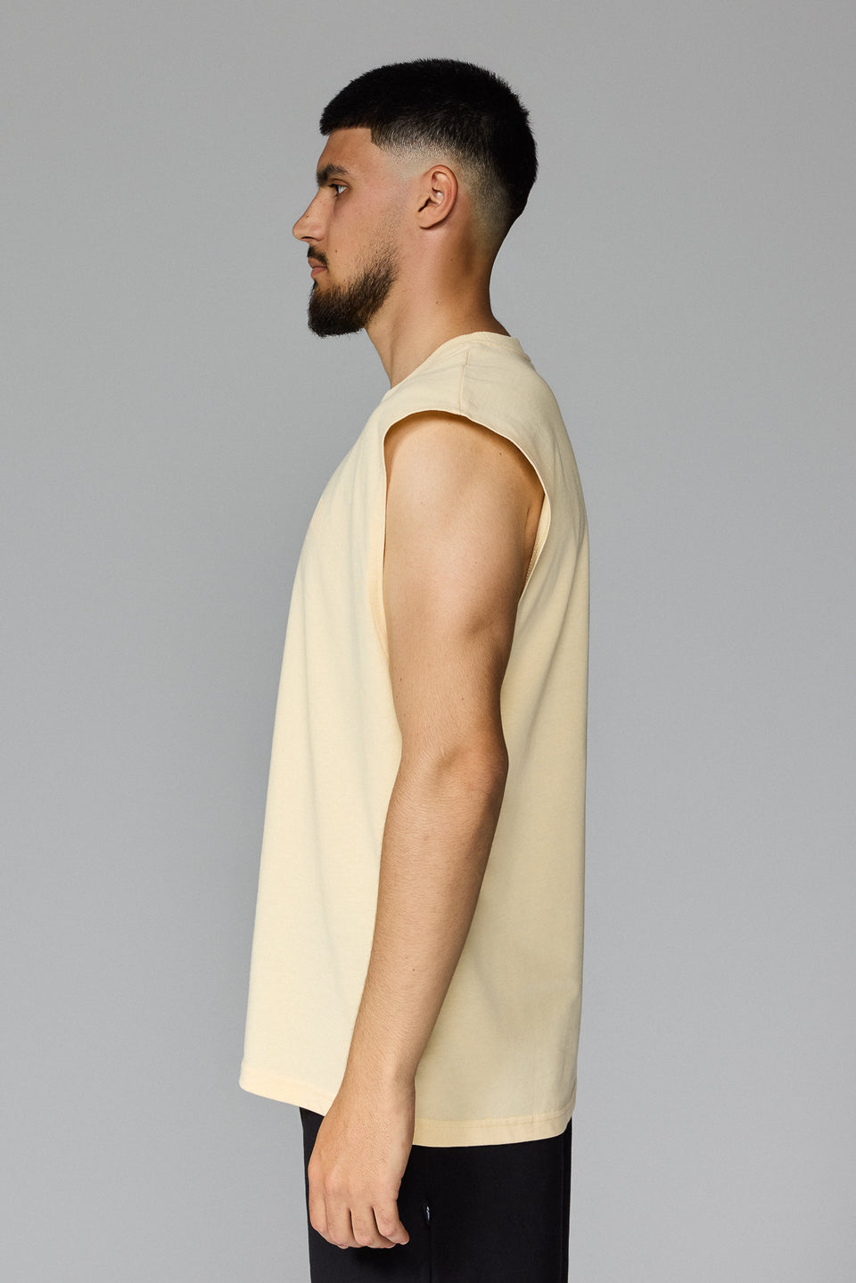 Illyrian Chest Logo Tank Top - Yellow