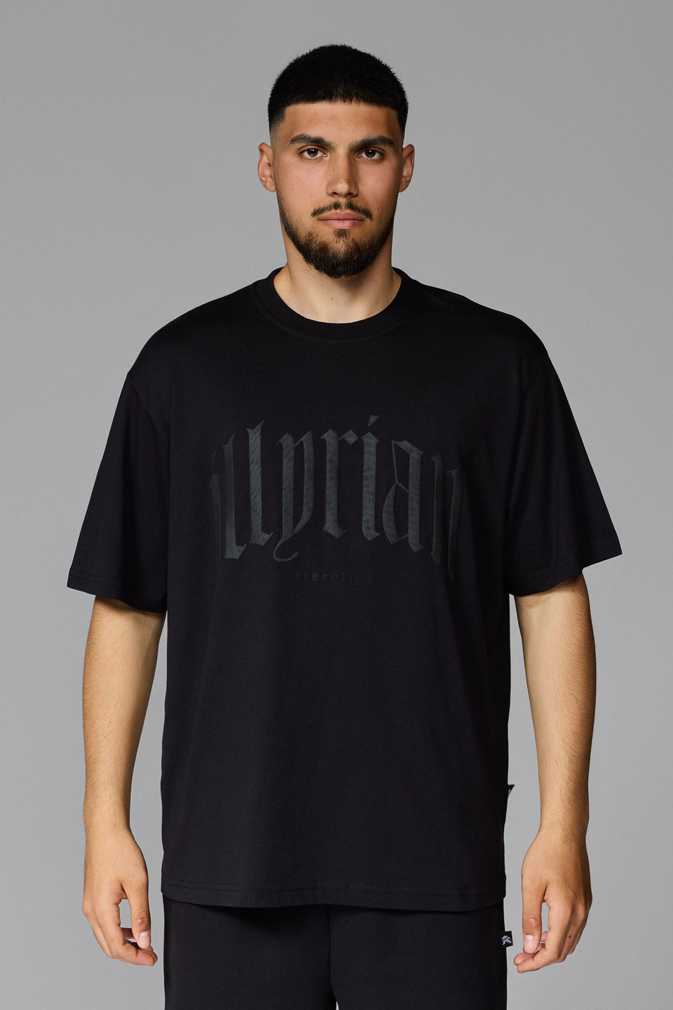 Illyrian Signature T-shirt - Black on Black