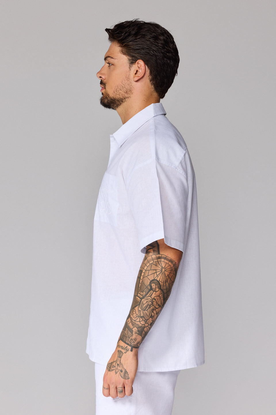 Men’s S26 Linen Shirt - White