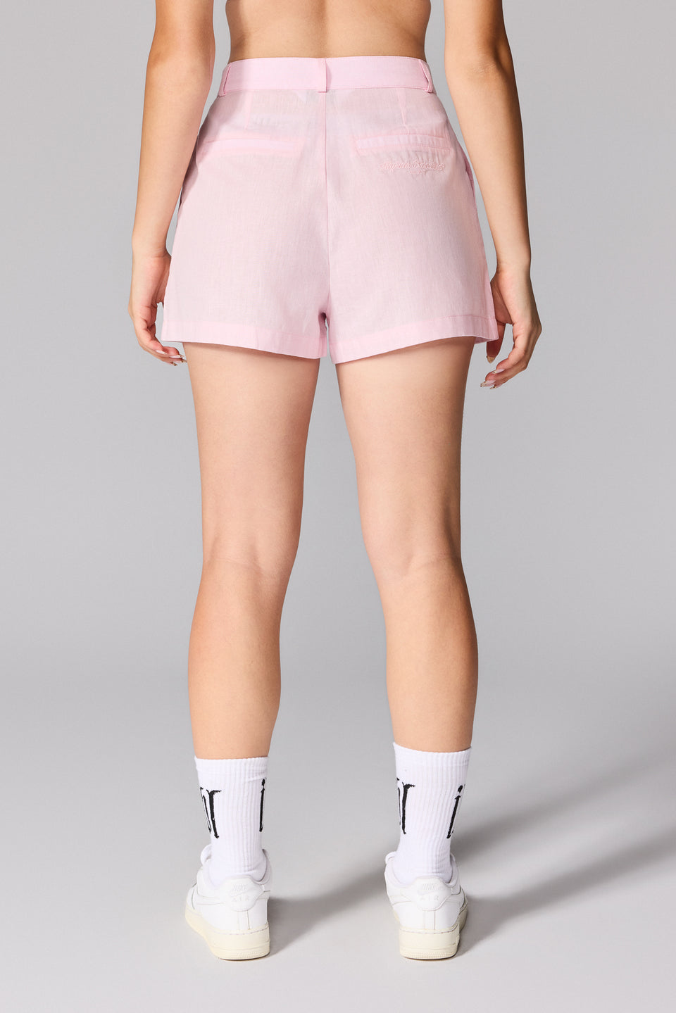 Women's S26 Linen Shorts - Pink