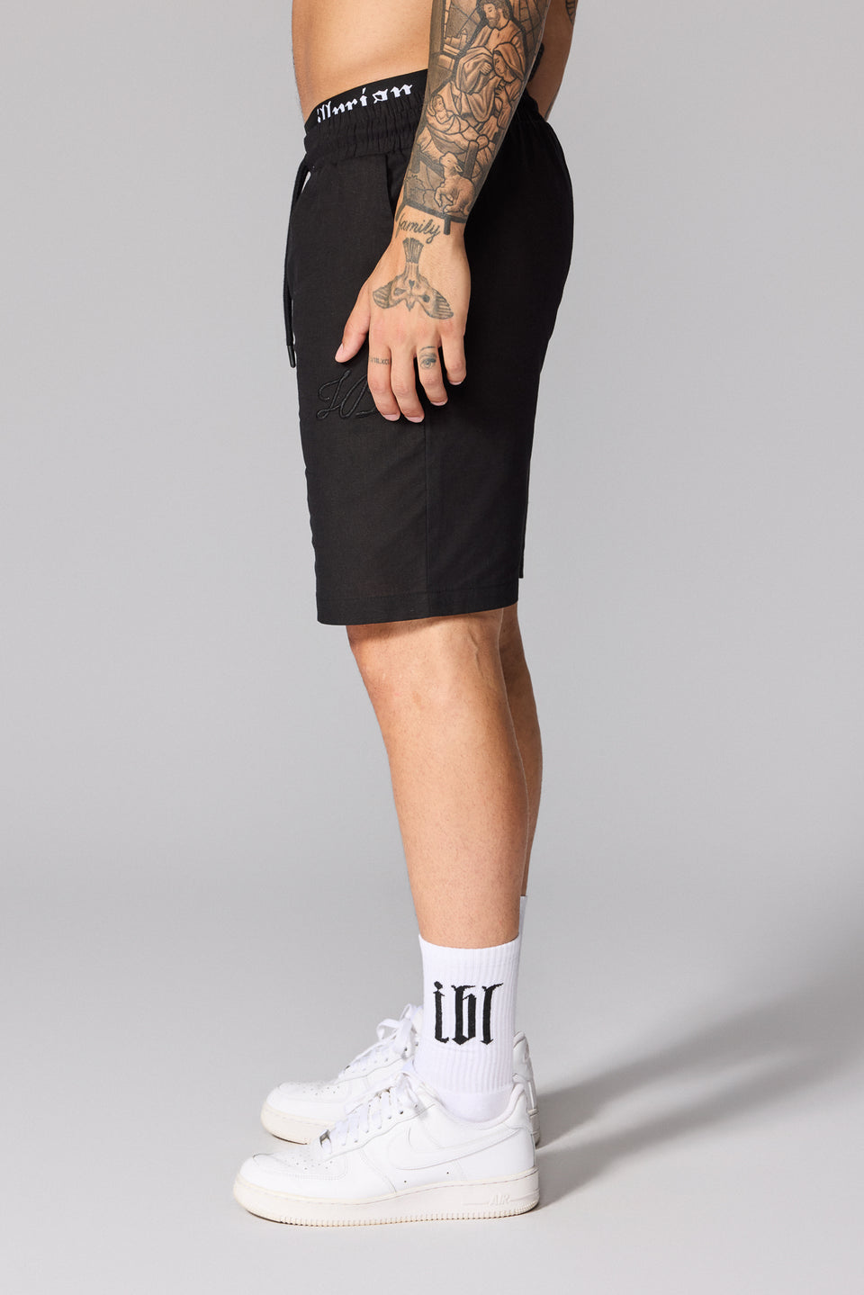 Men’s S26 Linen Shorts - Black