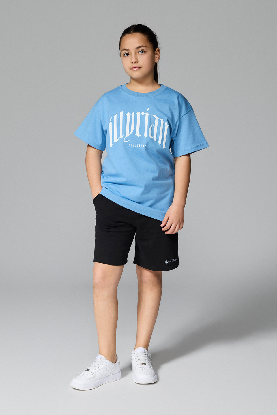 Kids' Illyrian Signature T-shirt - Blue