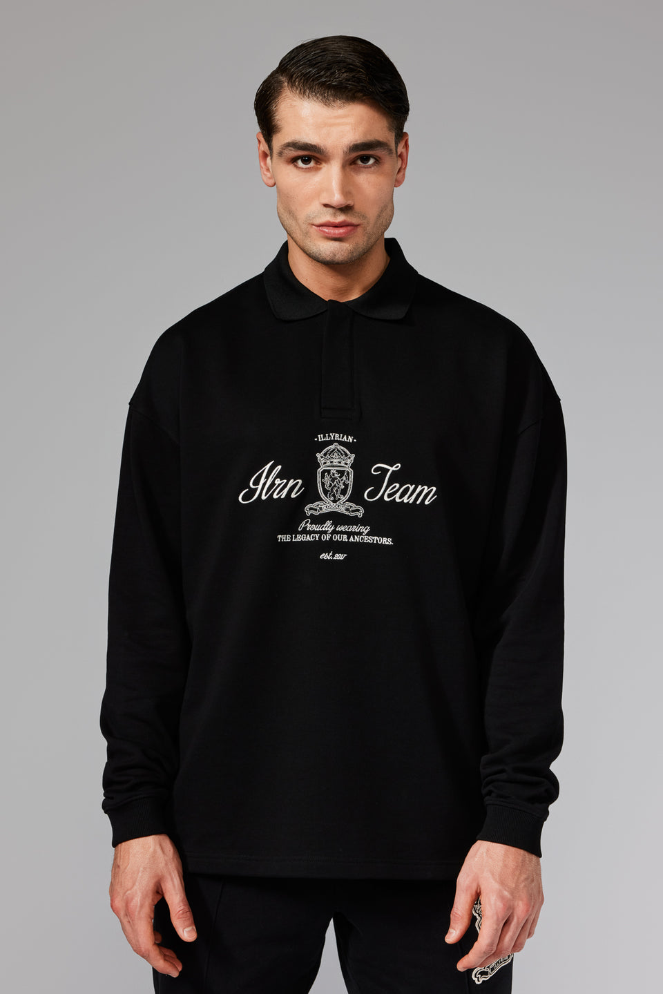 ILRN Buttoned Sweater - Black