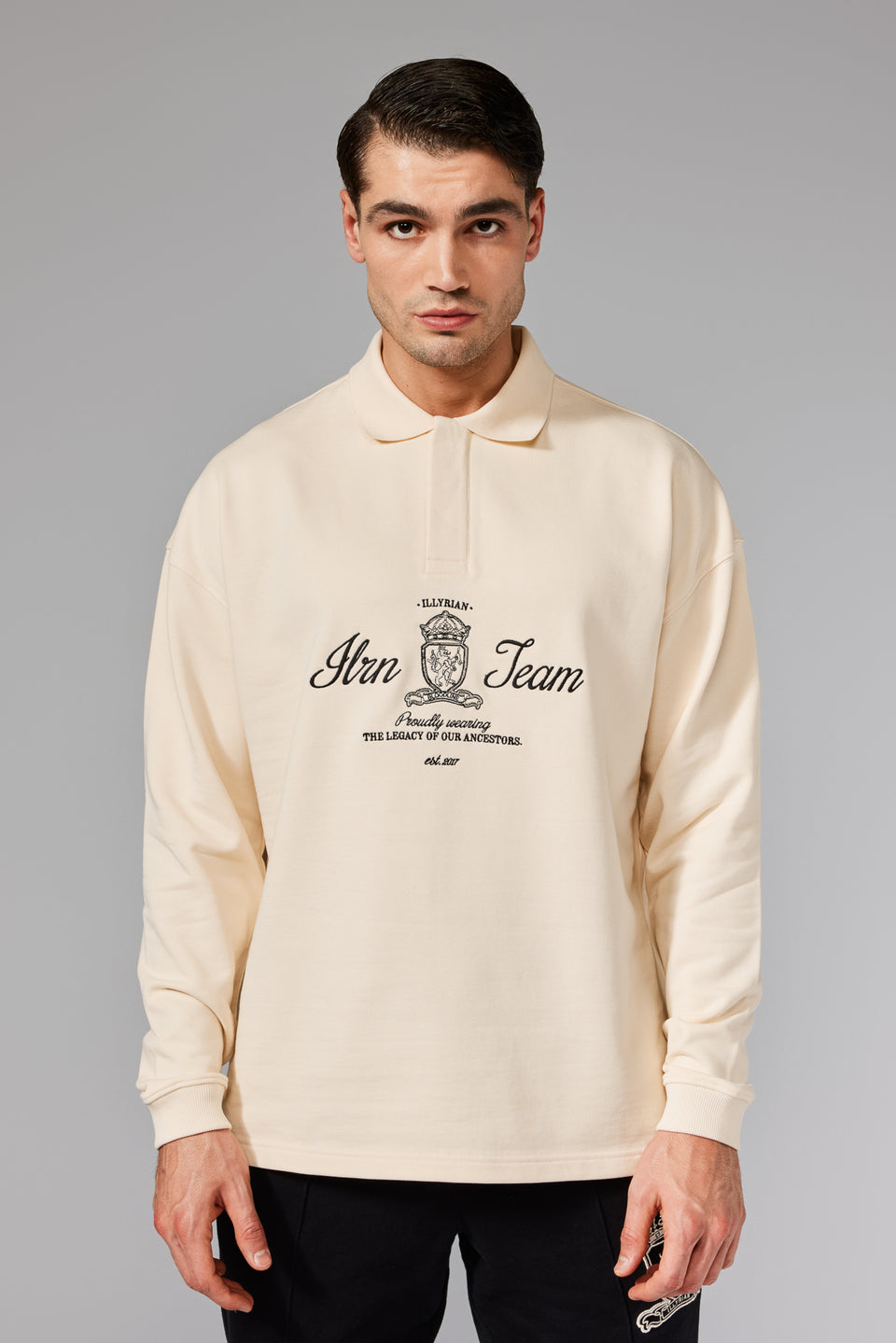 ILRN Buttoned Sweater - Ecru