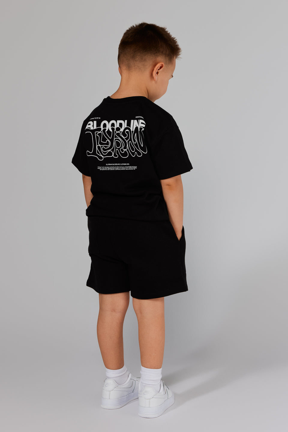 IBL Wavy T-shirt Kids - Black