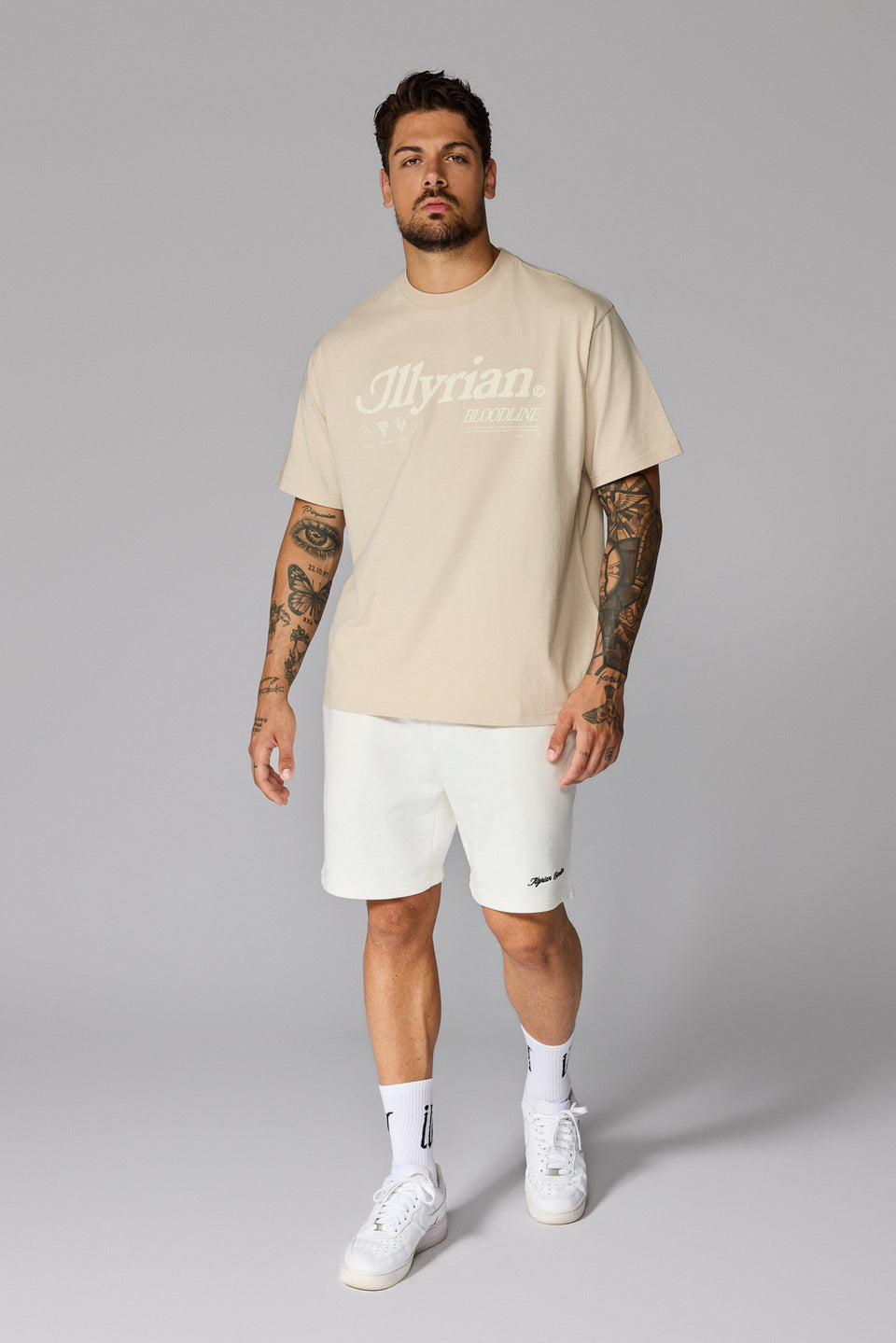 Illyrian S26 Puff Print - Stone