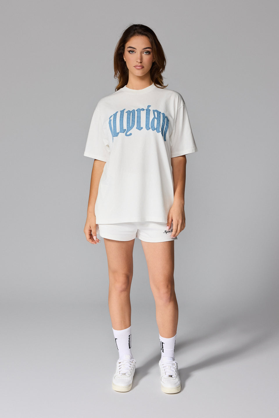 Illyrian S26 Denim T-shirt - White