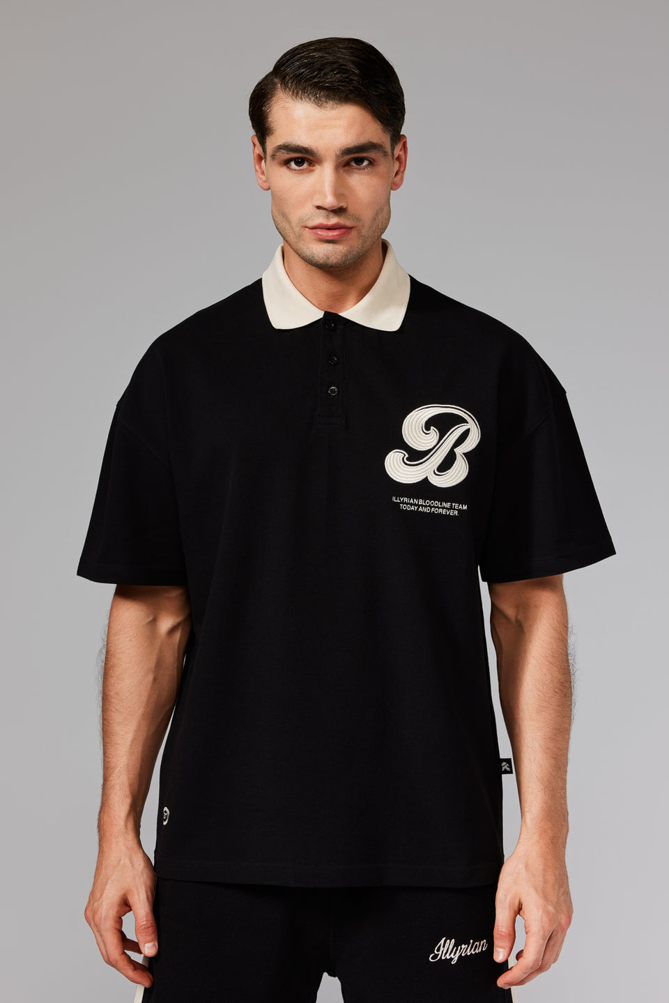 Polo SS24 Pique T-shirt - Black
