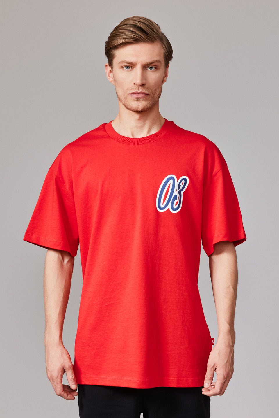 Three Logo SS24 T-shirt - Red