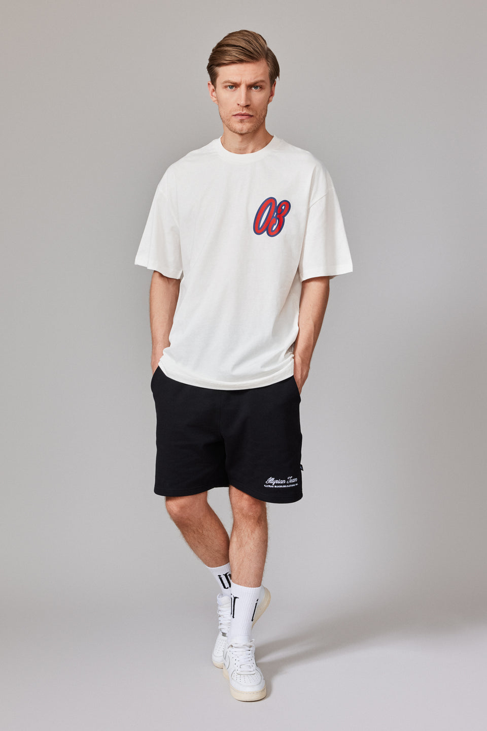 Three Logo SS24 T-shirt - White