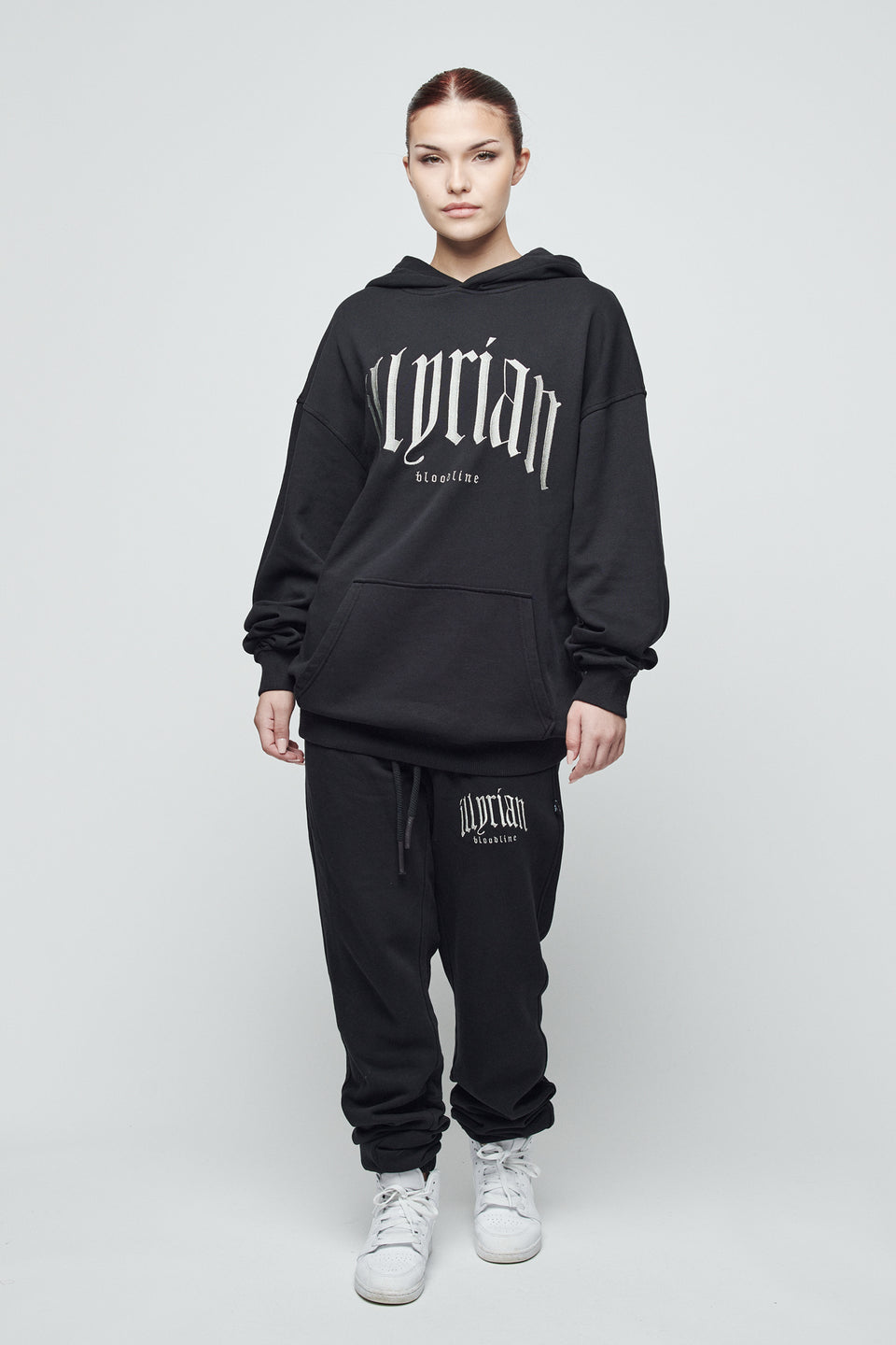 Illyrian Signature Hoodie - Washed Black