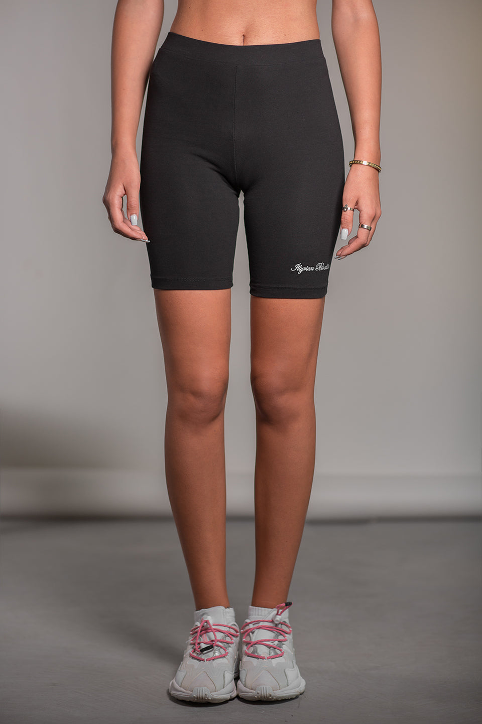 Cotton Illyrian Bicycle Shorts - Black