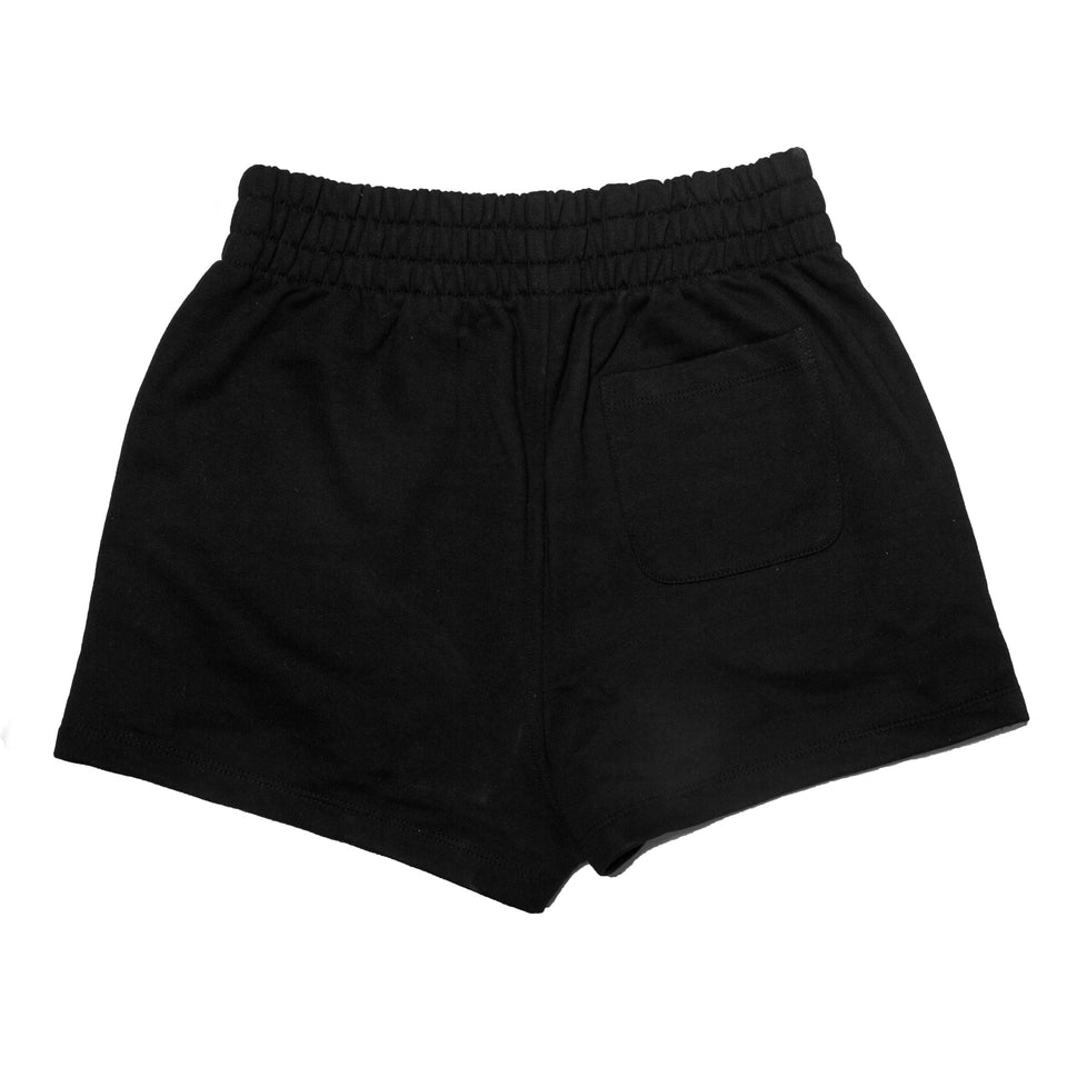 Women's Mid Waist Black Shorts