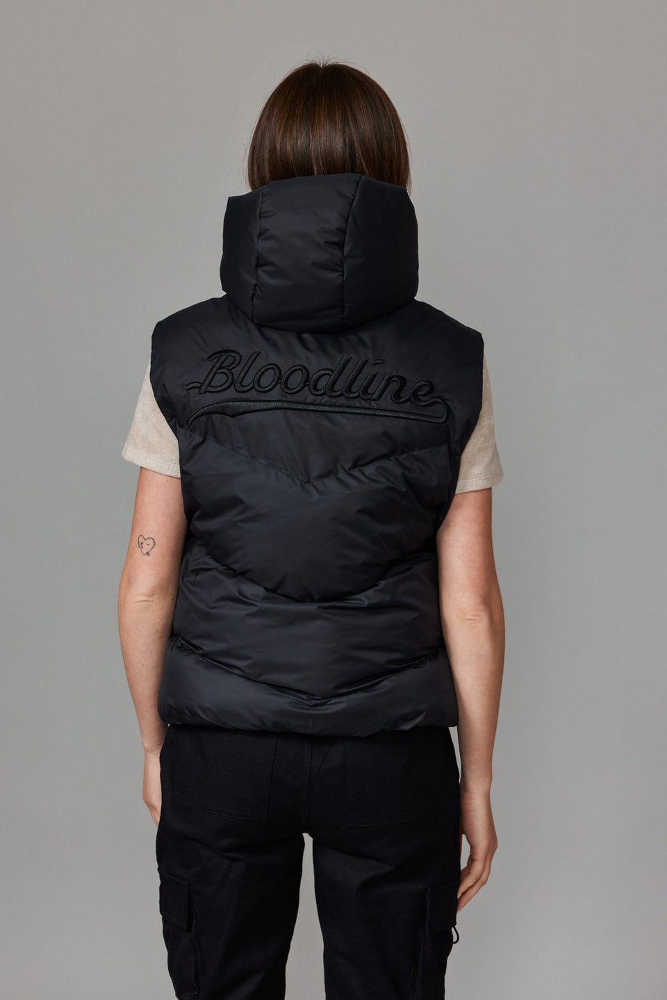 Bloodline Zipped Vest - Black